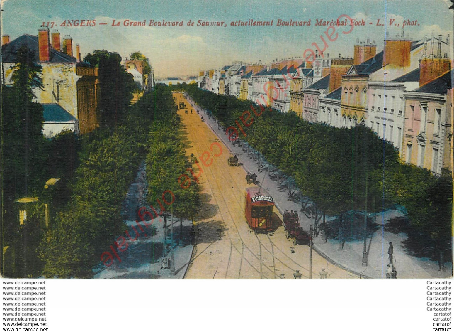 49.  ANGERS .  Le Grand Boulevard De Saumur . - Angers