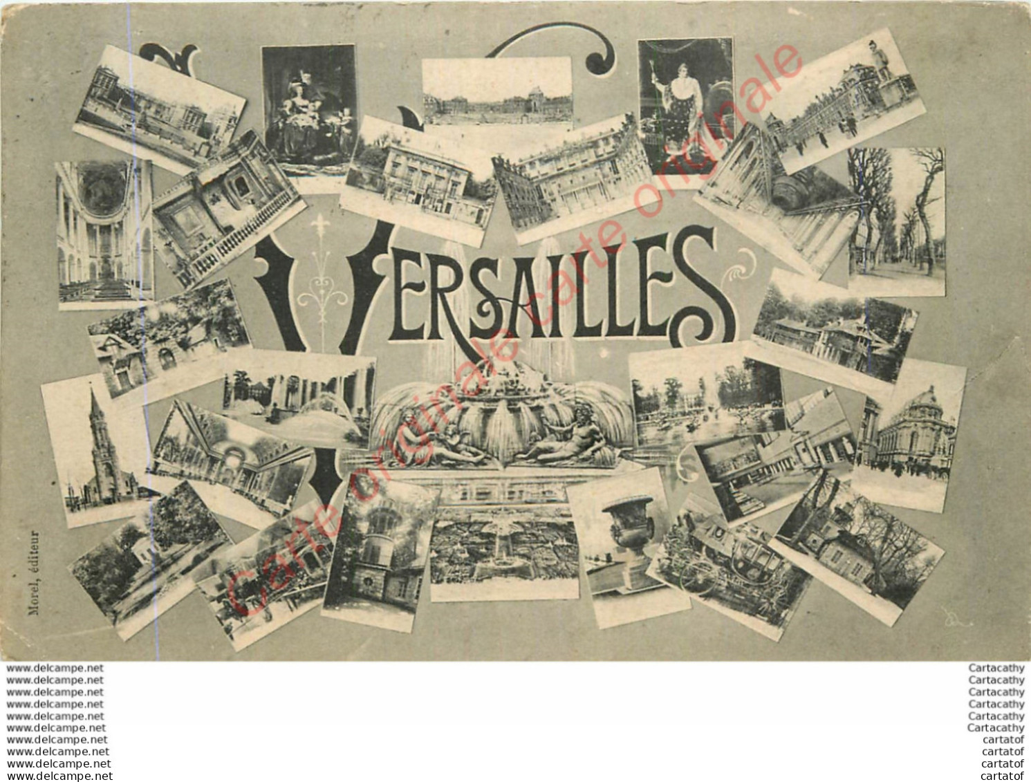 78.  VERSAILLES .  CPA Multivues . - Versailles