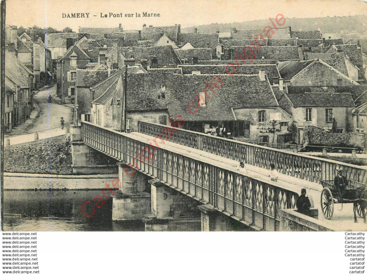 DAMERY . Le Pont Sur La Marne . - Autres & Non Classés