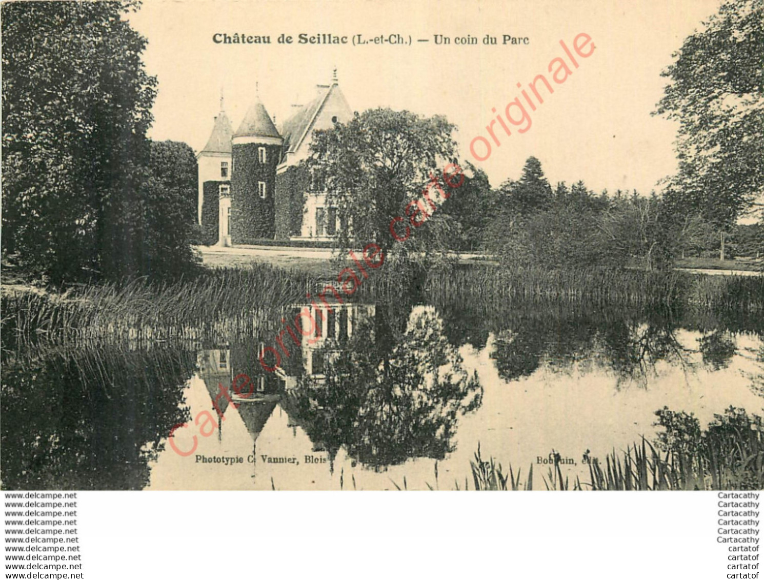 41.  Château De SEILLAC .  Un Coin Du Parc . - Autres & Non Classés