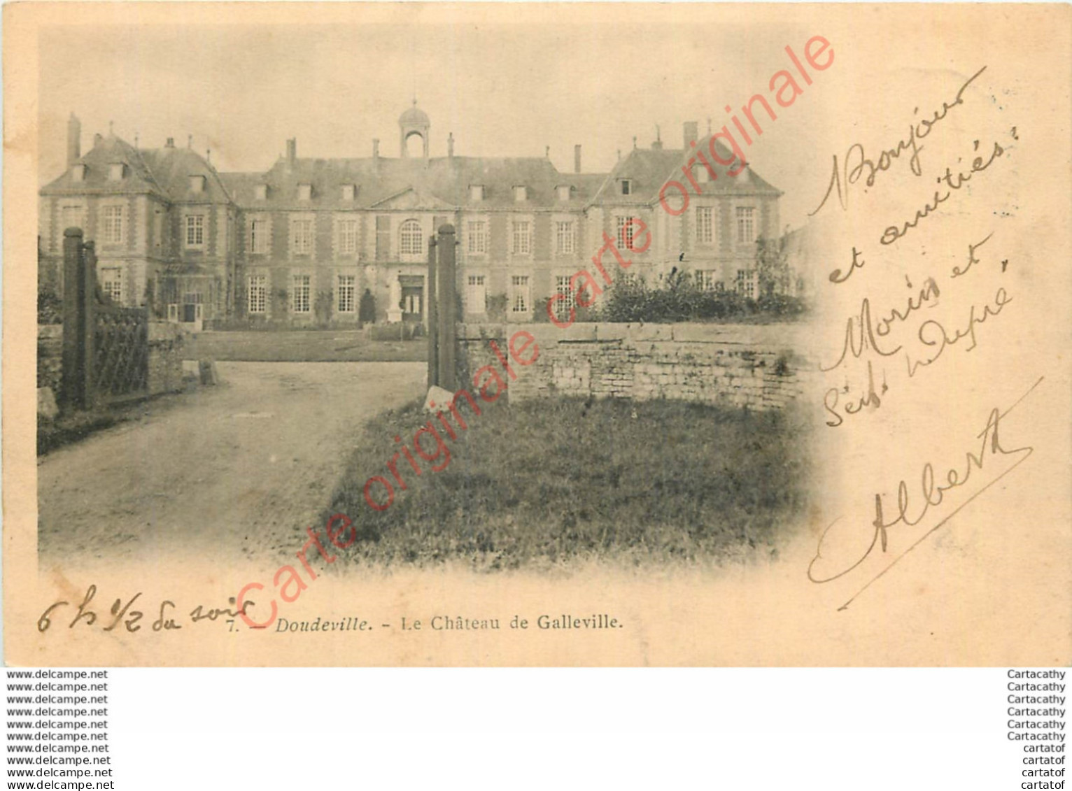 76.  DOUDEVILLE .  Le Château De Galleville . - Other & Unclassified