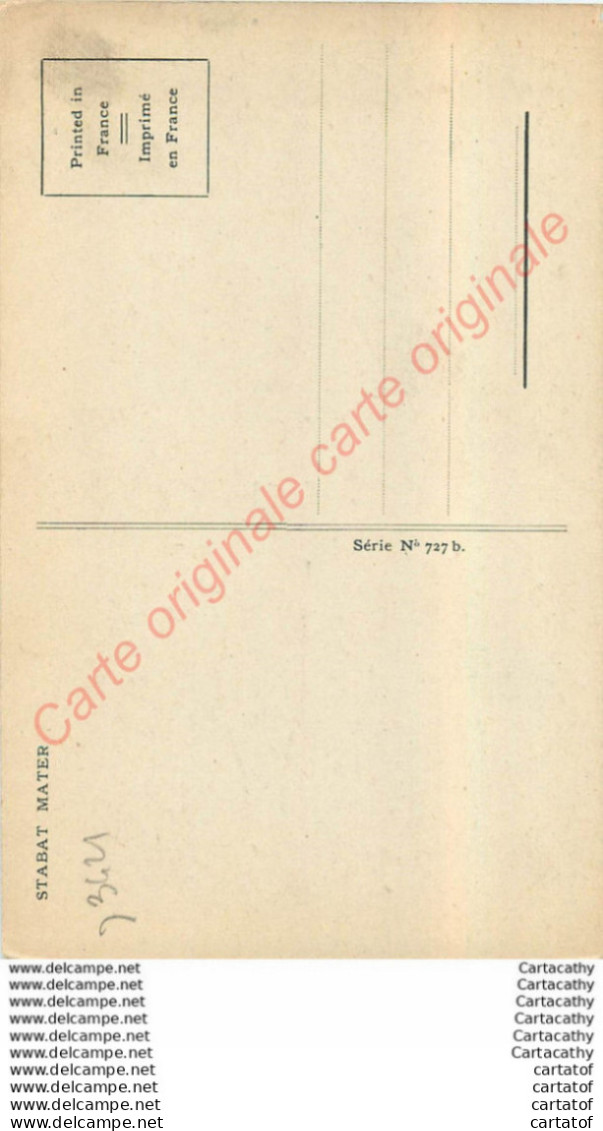 STABAT  MATER .  Série N° 727b . - Sonstige & Ohne Zuordnung