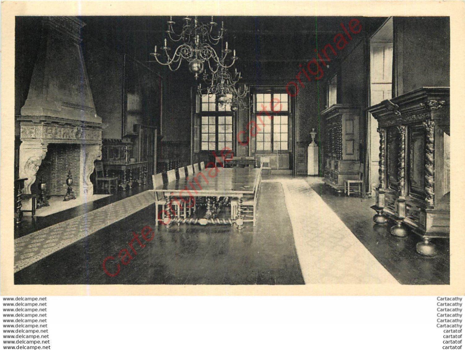 38.  Château De VIZILLE .  La Salle à Manger . - Vizille