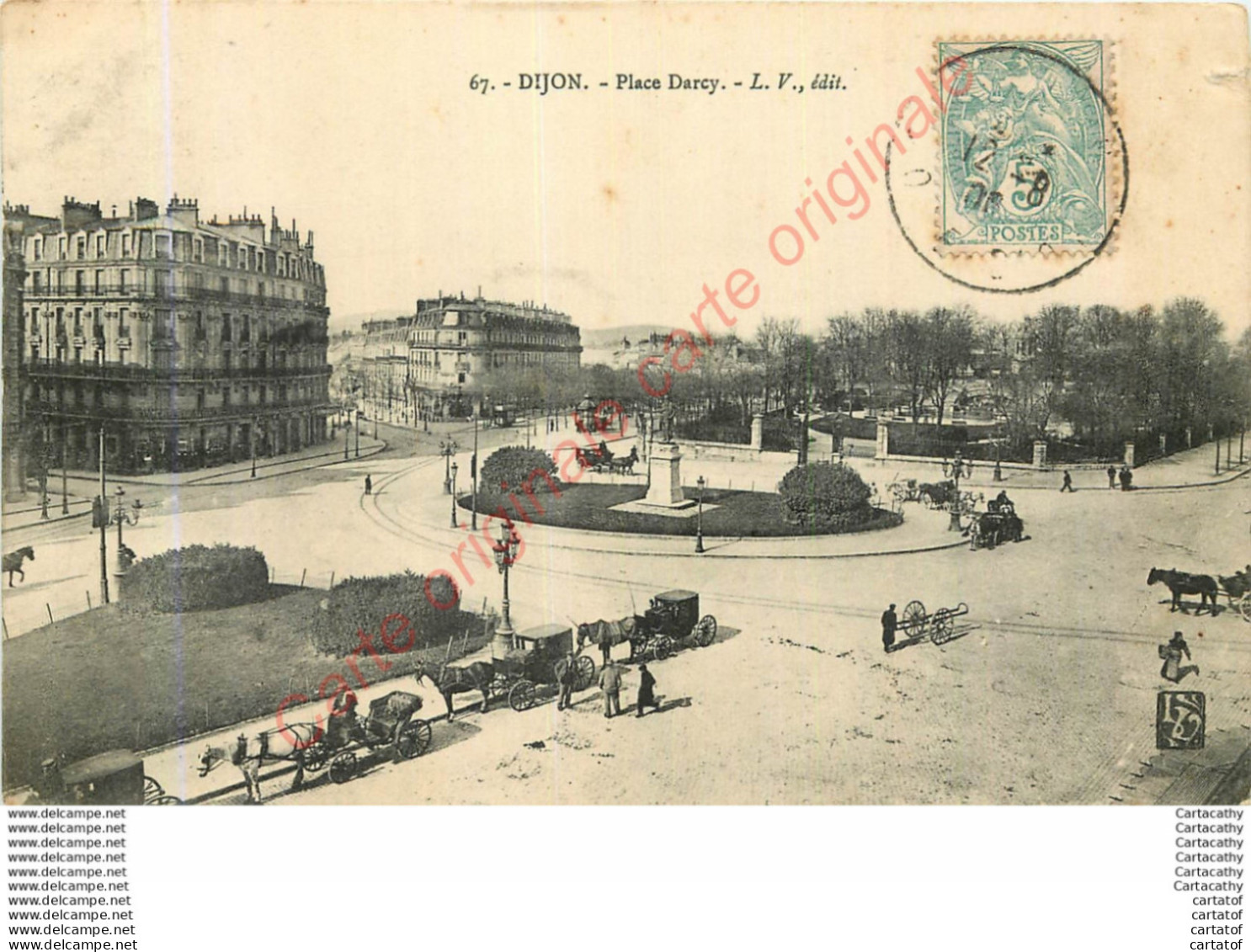 21.  DIJON .  Place Darcy . - Dijon