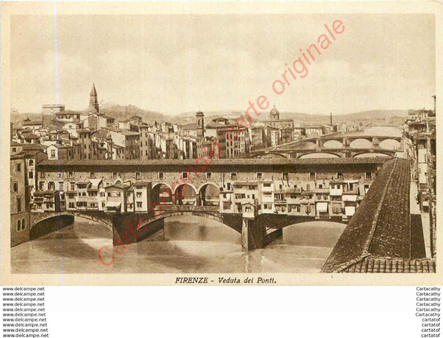 FIRENZE .  Veduta Dei Ponti . - Firenze (Florence)