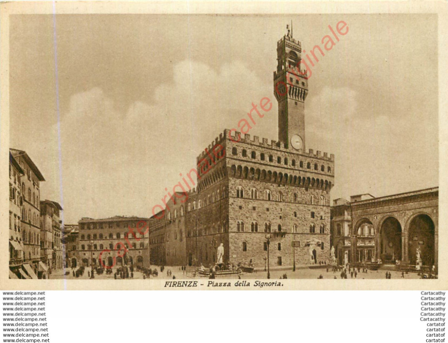 FIRENZE .  Plazza Della Signaria . - Firenze