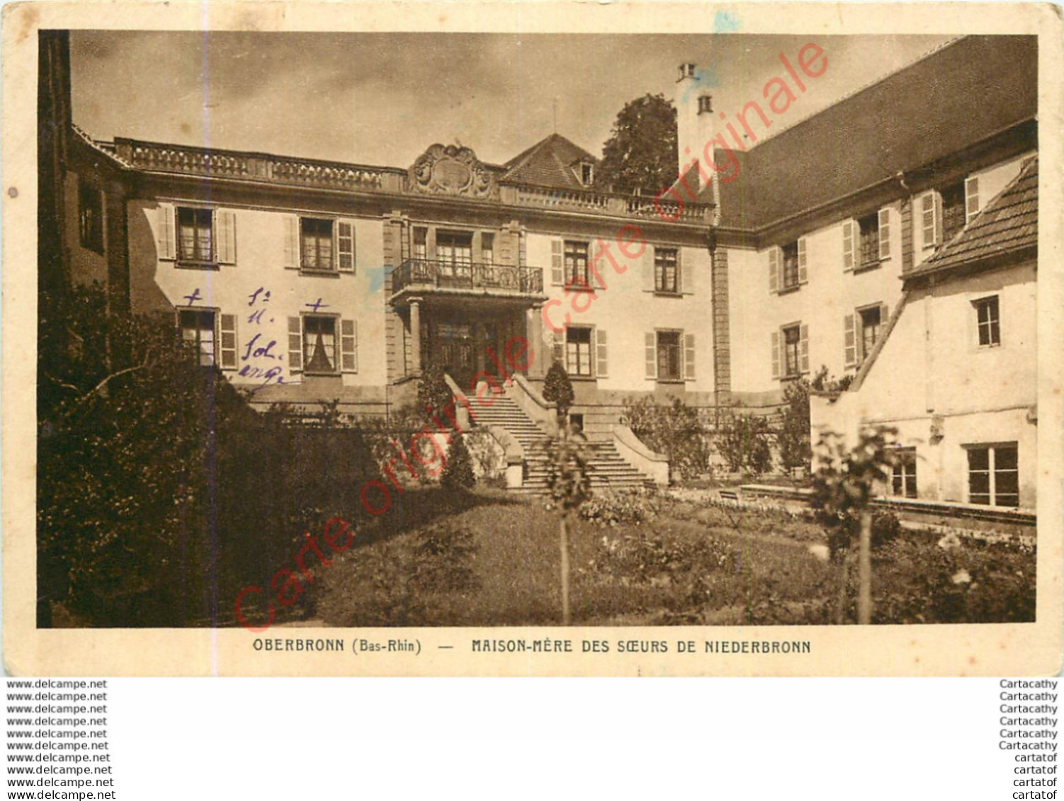 67.  OBERBRONN .  Maison-mère Des Soeurs De Niederbronn . - Otros & Sin Clasificación