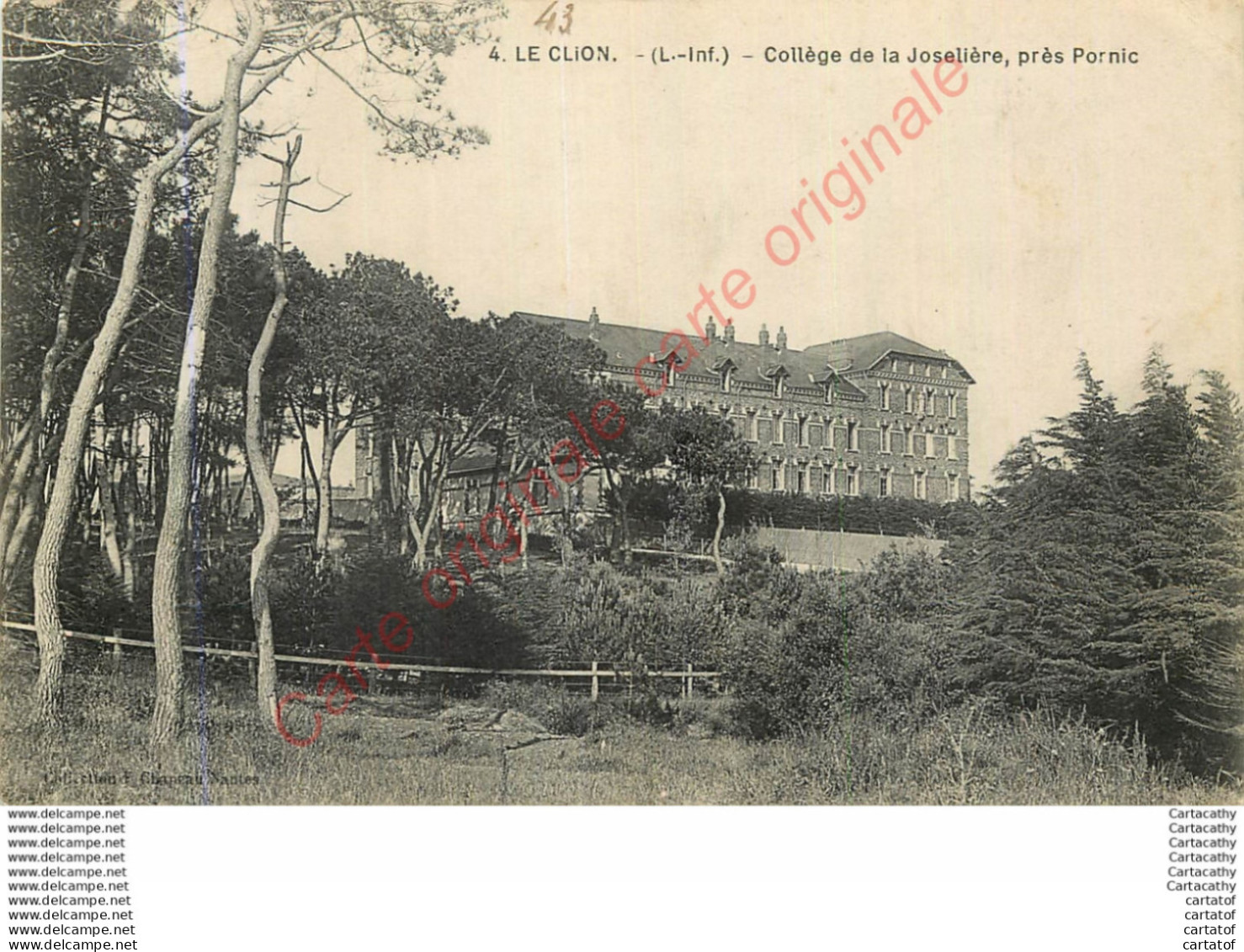 44.  LE CLION .  Collège De La Joselière Près Pornic . - Other & Unclassified