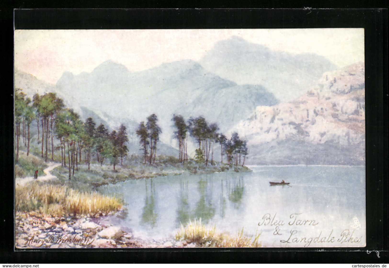 Künstler-AK Raphael Tuck & Sons Nr. 7286: Blea Tarn And Langdale Pikes  - Tuck, Raphael