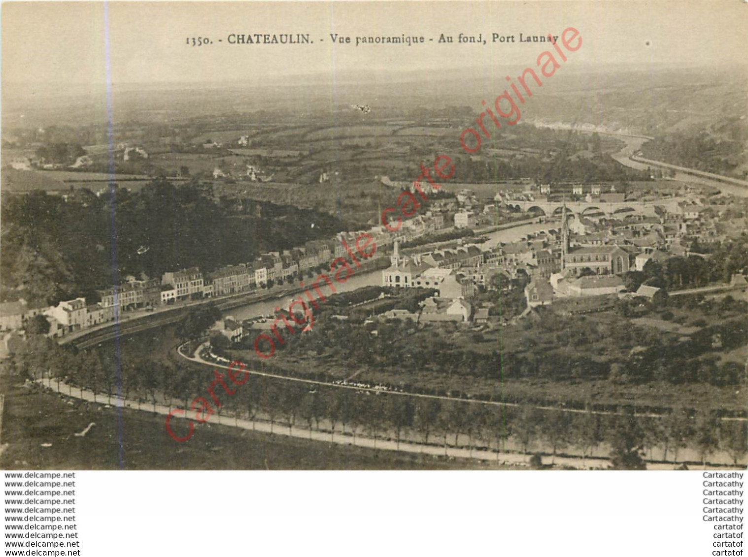 29.  CHATEAULIN .  Vue Panoramique . - Châteaulin