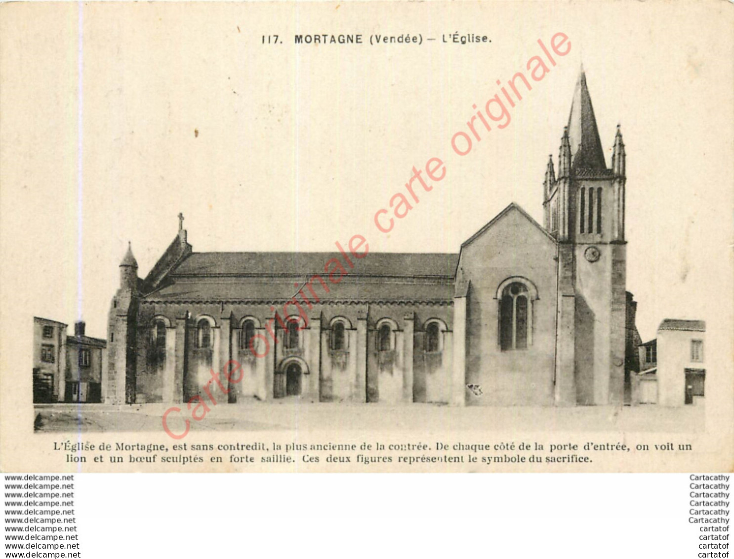 85.  MORTAGNE . L'Eglise . - Mortagne Sur Sevre