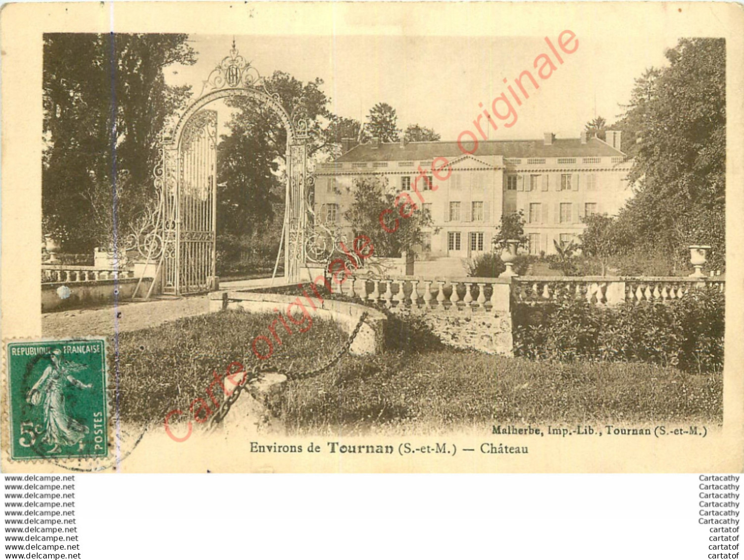 77.  TOURNAN . Château . - Tournan En Brie