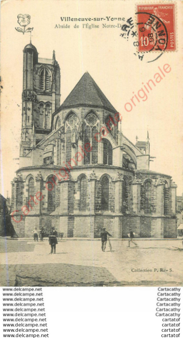 89.  VILLENEUVE Sur YONNE .  Abside De L'Eglise Notre Dame . - Villeneuve-sur-Yonne