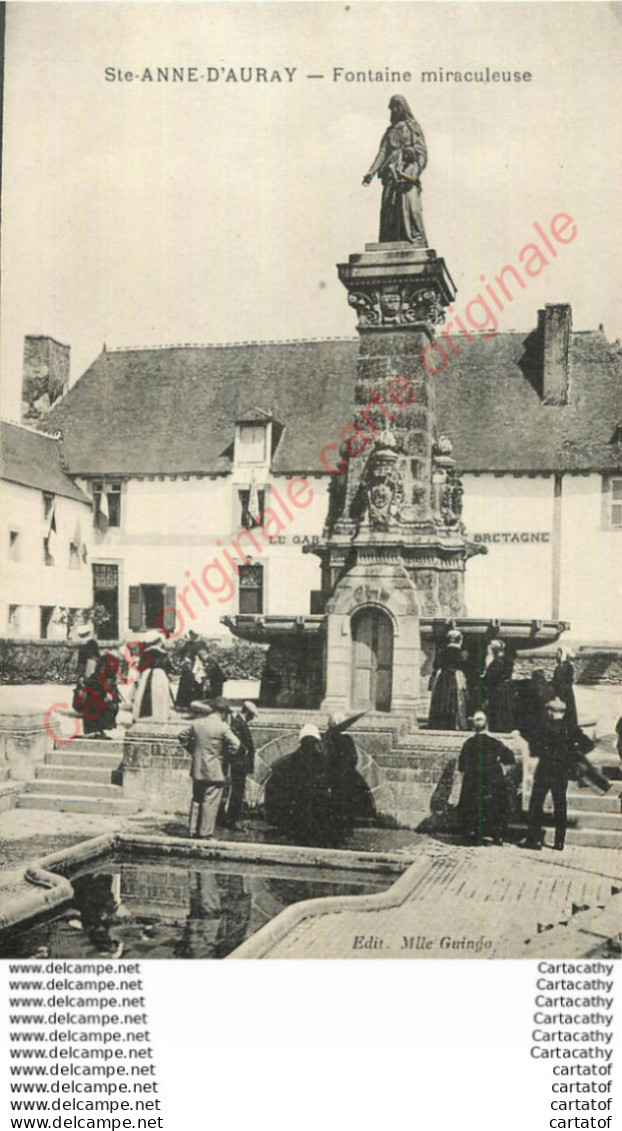 56.  SIANT ANNE D'AURAY .  Fontaine Miraculeuse . - Sainte Anne D'Auray