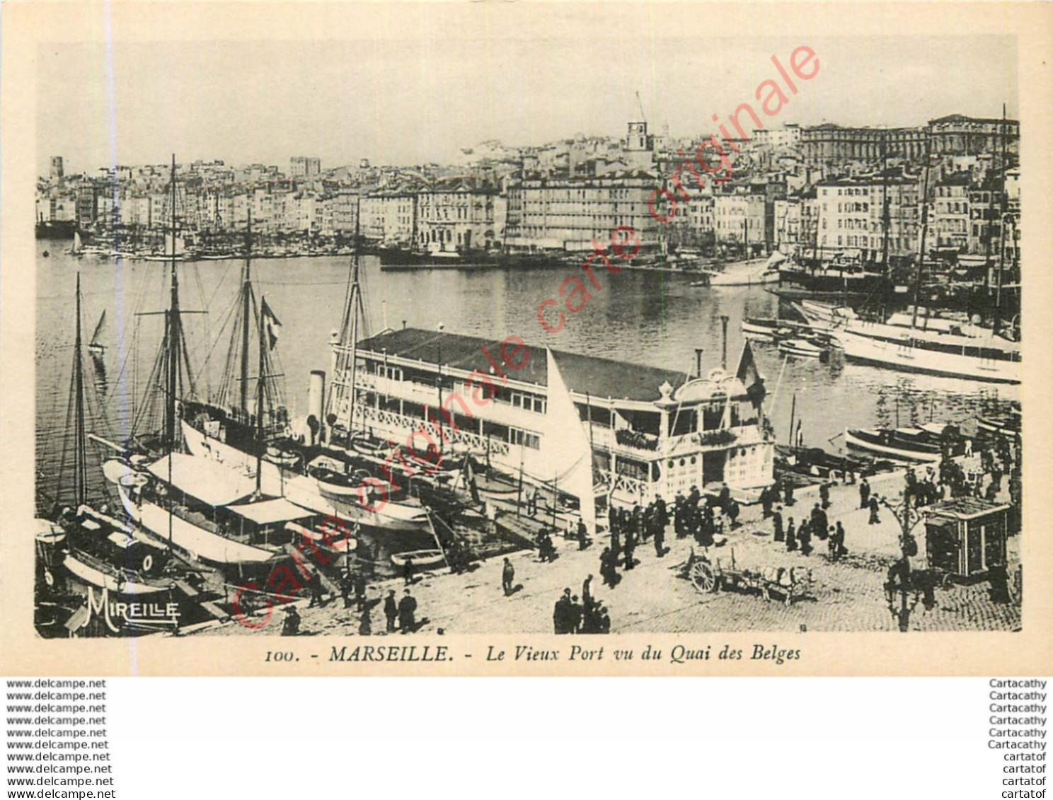 13.  MARSEILLE . Le Vieux Port Vu Du Quai Des Belges . - Alter Hafen (Vieux Port), Saint-Victor, Le Panier