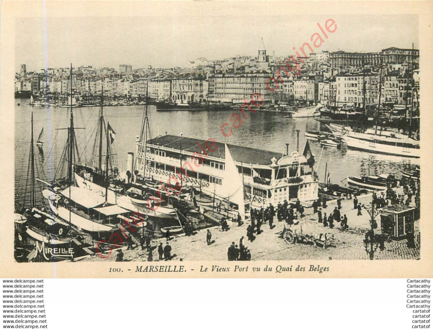 13.  MARSEILLE . Le Vieux Port Vu Du Quai Des Belges . - Old Port, Saint Victor, Le Panier