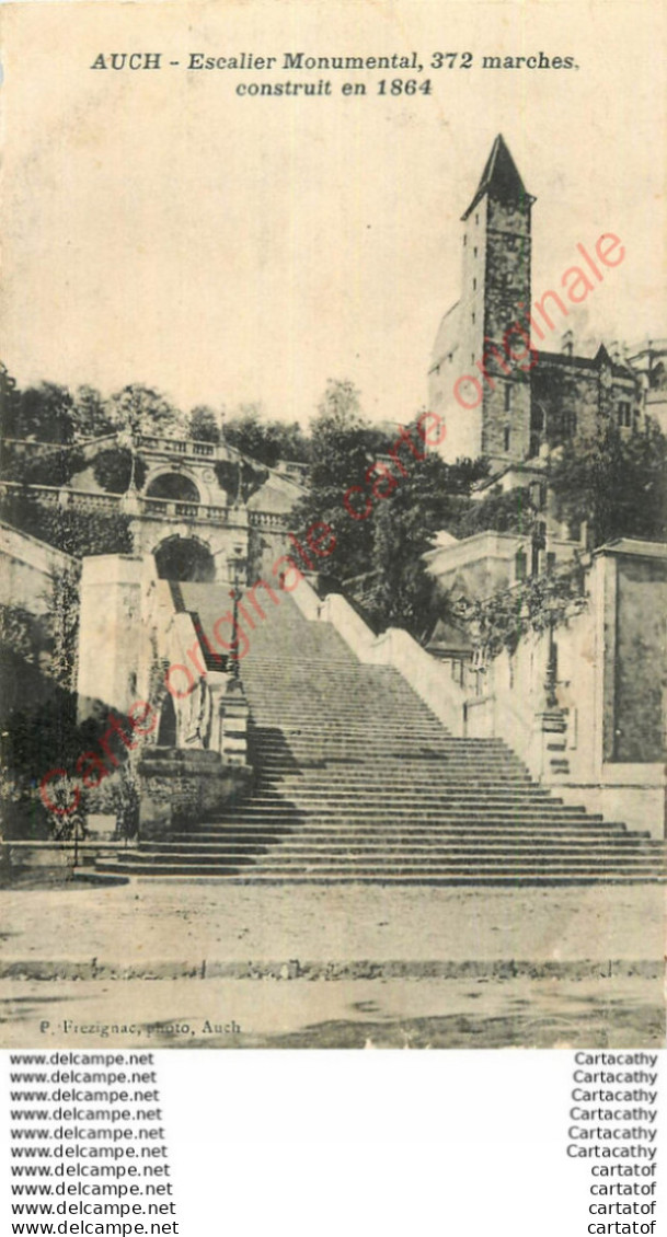 32. AUCH . Escalier Monumental Construit En 1864 . - Auch