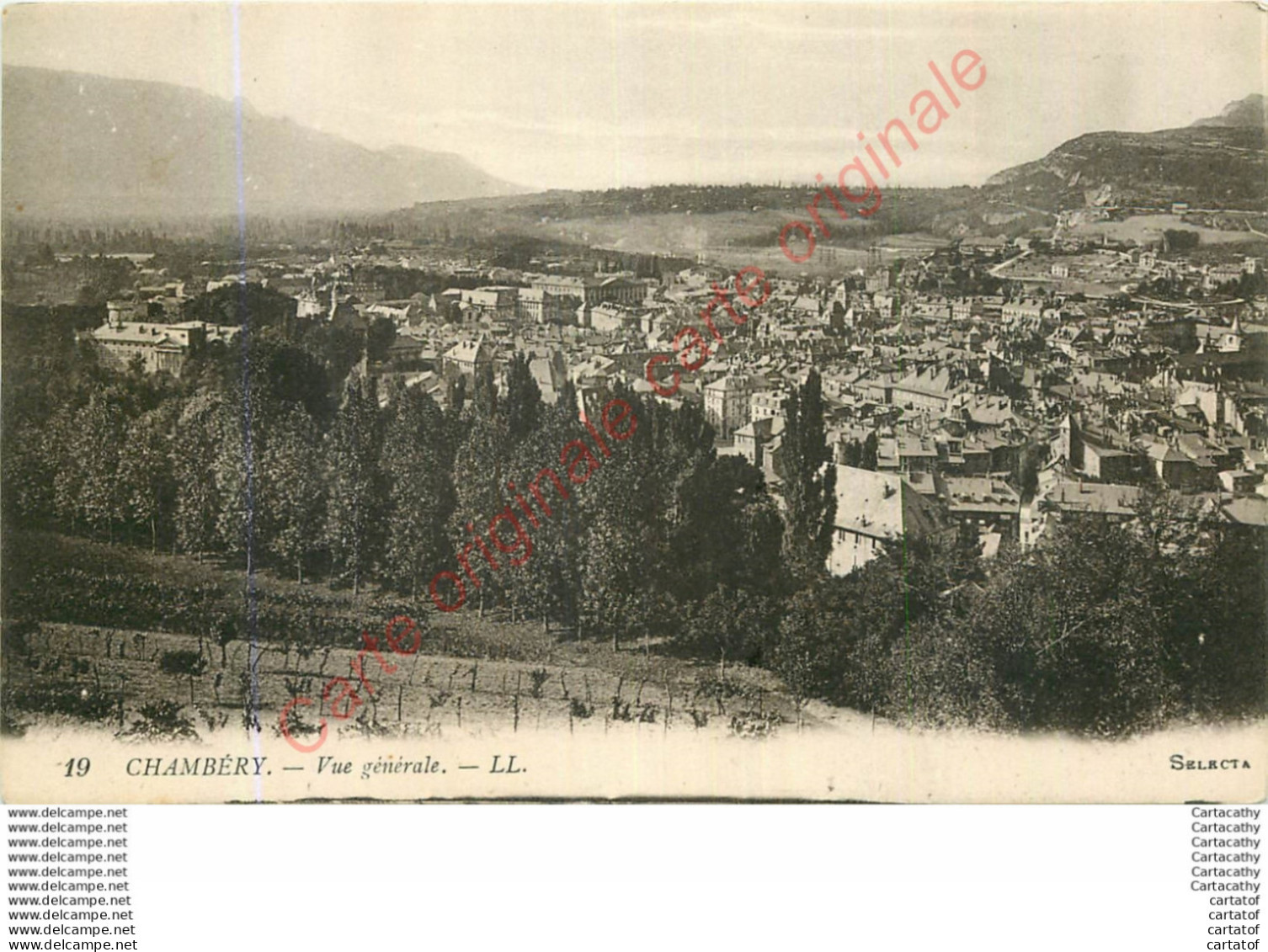 73.  CHAMBERY .  Vue Générale . - Chambery