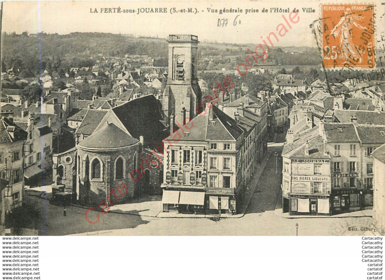 77.  LA FERTE SOUS JOUARRE .  Vue Générale Prise De L'Hôtel De Ville . - La Ferte Sous Jouarre