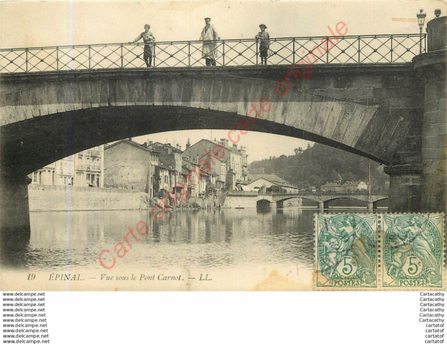 88.  EPINAL .  Vue Sous Le Pont Carnot . - Epinal