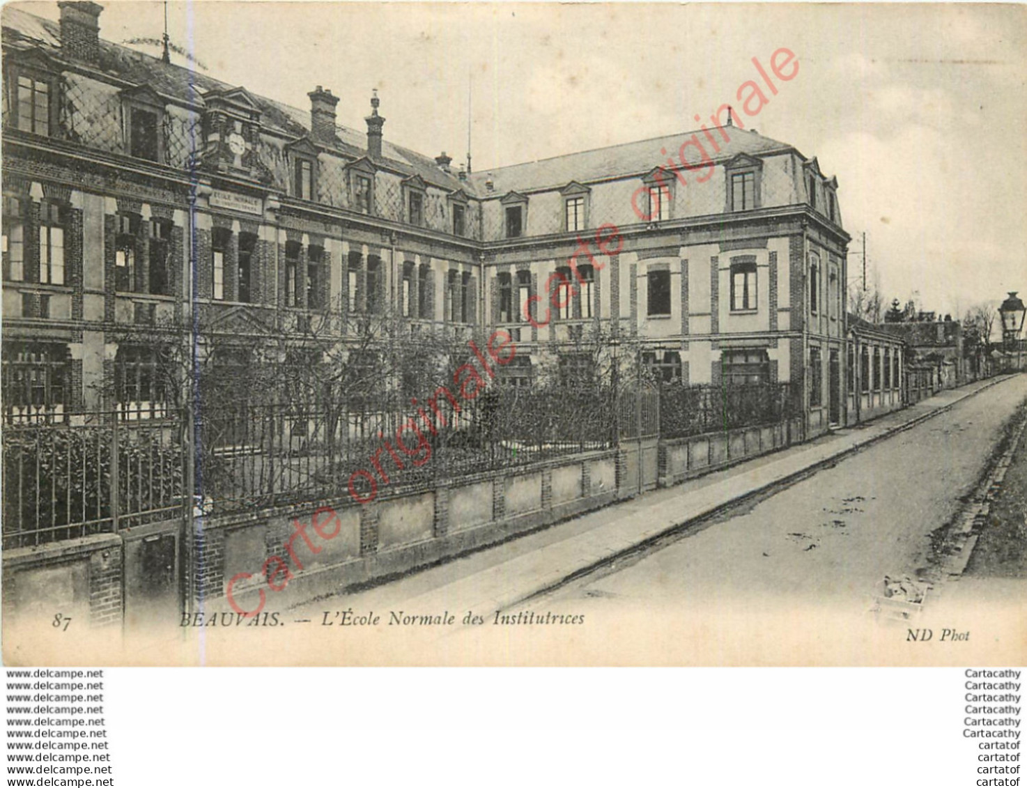 60.  BEAUVAIS .  Ecole Normale Des Institutrices . - Beauvais