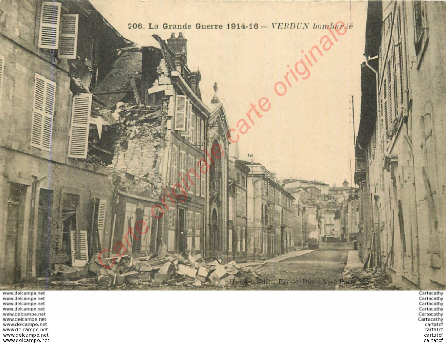 55.  VERDUN Bombardé . GUERRE 1914 - Verdun