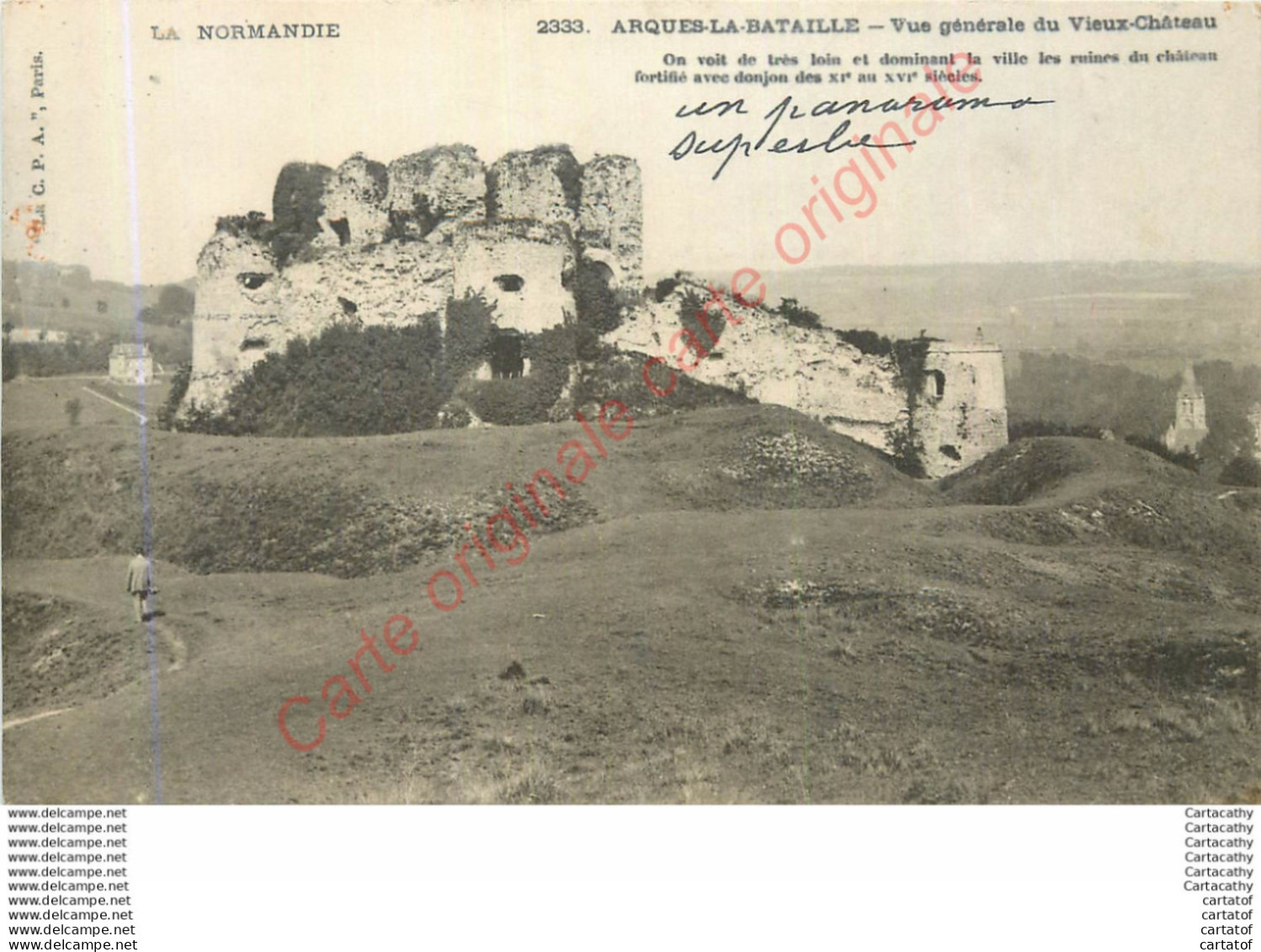 76.  ARQUES LA BATAILLE .  Vue Générale Du Vieux Château . - Arques-la-Bataille