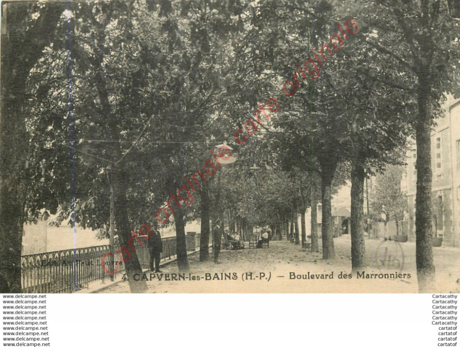 65.  CAPVERN Les BAINS .  Boulevard Des Marronniers . - Other & Unclassified