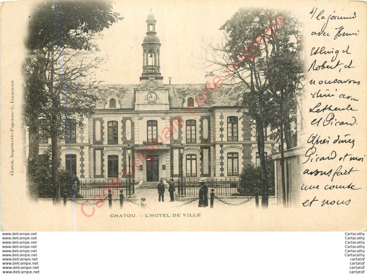 78.  CHATOU . HOTEL DE VILLE . - Chatou