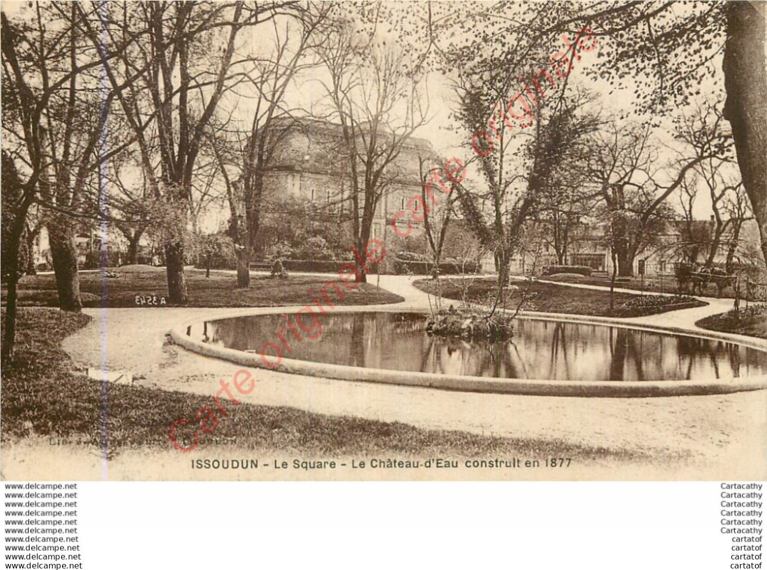 36.  ISSOUDUN .  Le Square .  Le Château D'Eau Construit En 1877 . - Issoudun