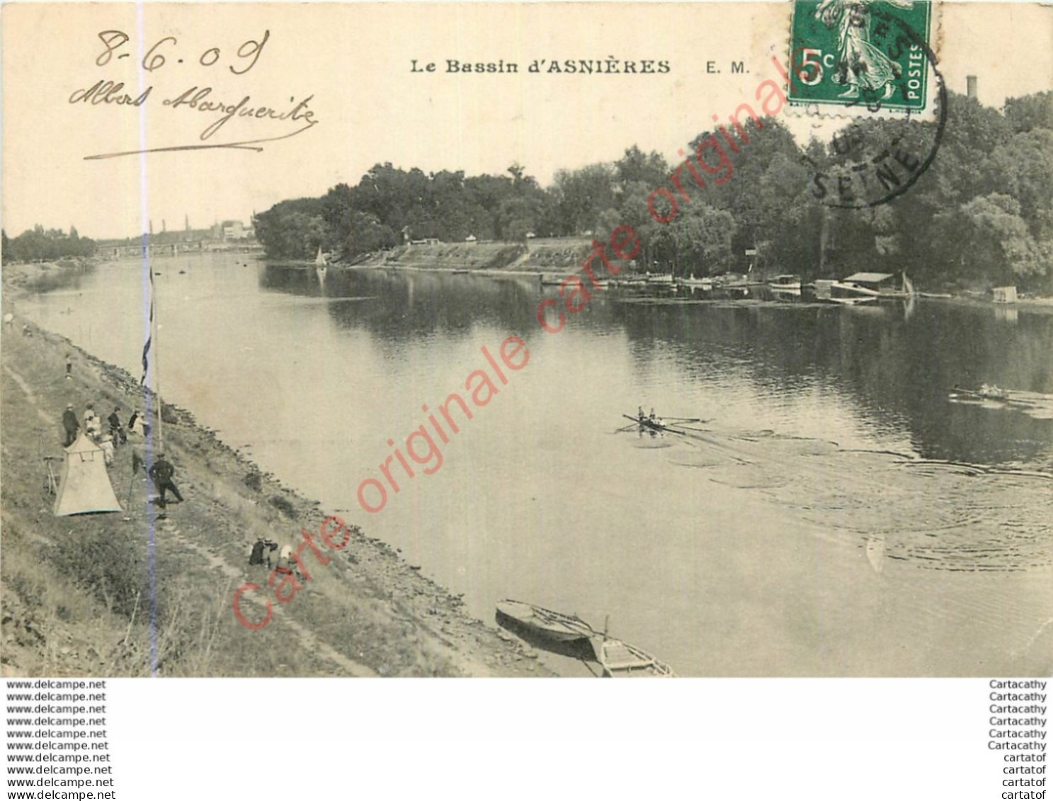 92. Le Bassin D'ASNIERES . - Asnieres Sur Seine