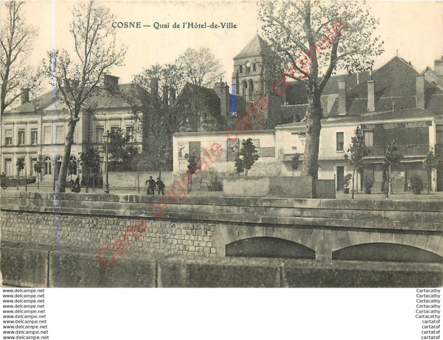 58.  COSNE .  Quai De L'Hôtel De Ville . - Cosne Cours Sur Loire