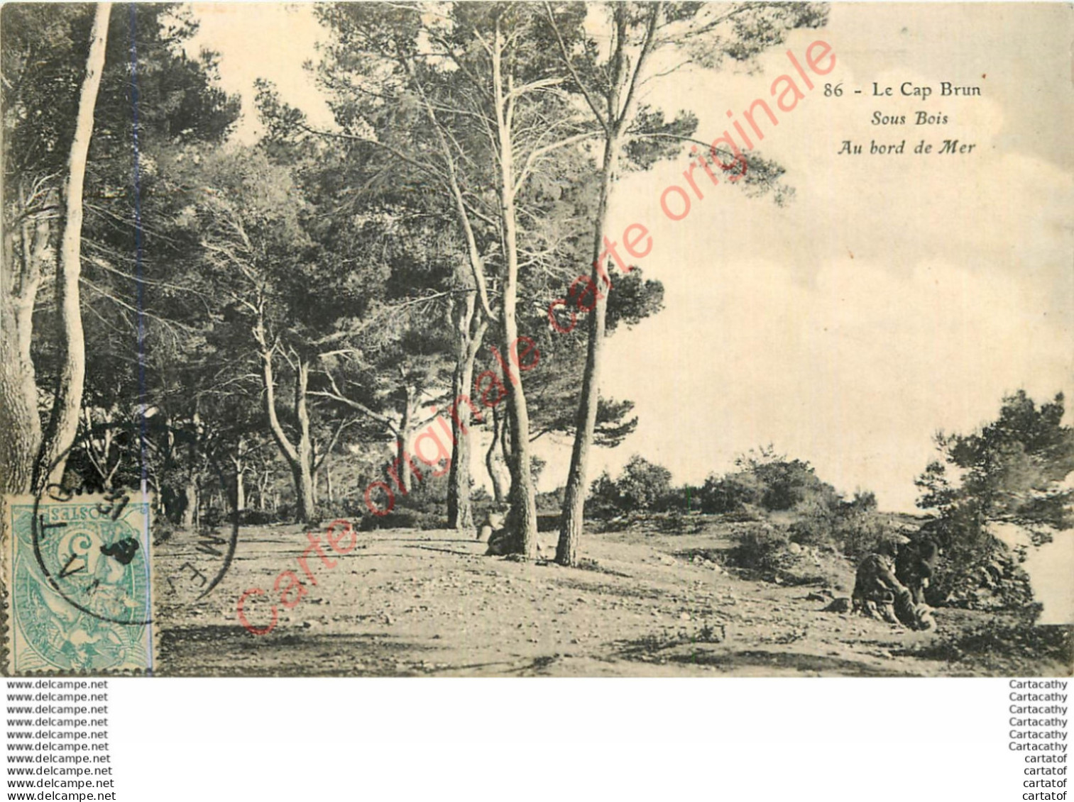 LE CAP BRUN .  Sous Bois .  Au Bord De Mer . - Toulon