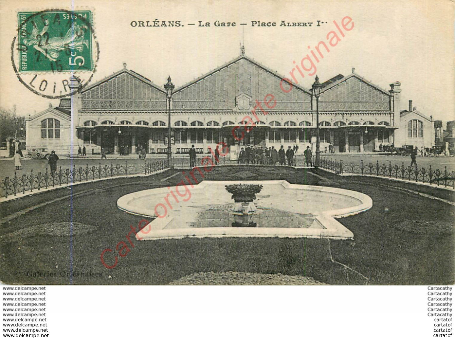 45.  ORLEANS . La Gare . Place Albert 1er . - Orleans