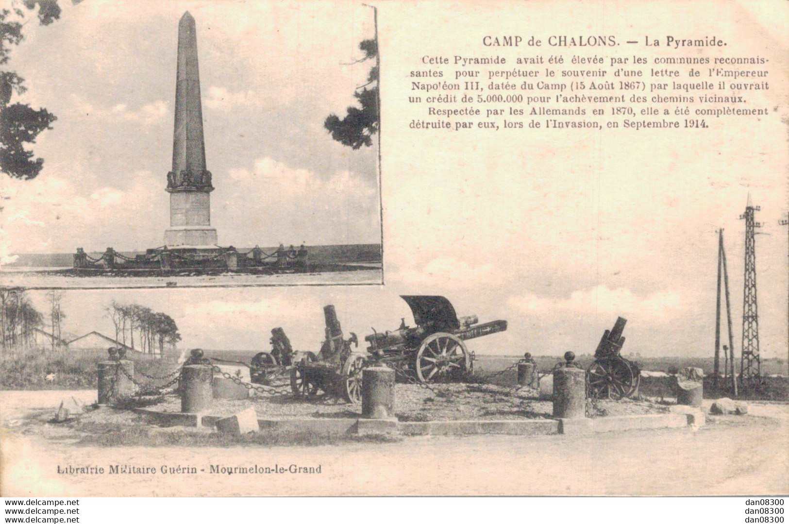 51 CAMP DE CHALONS LA PYRAMIDE - Barracks