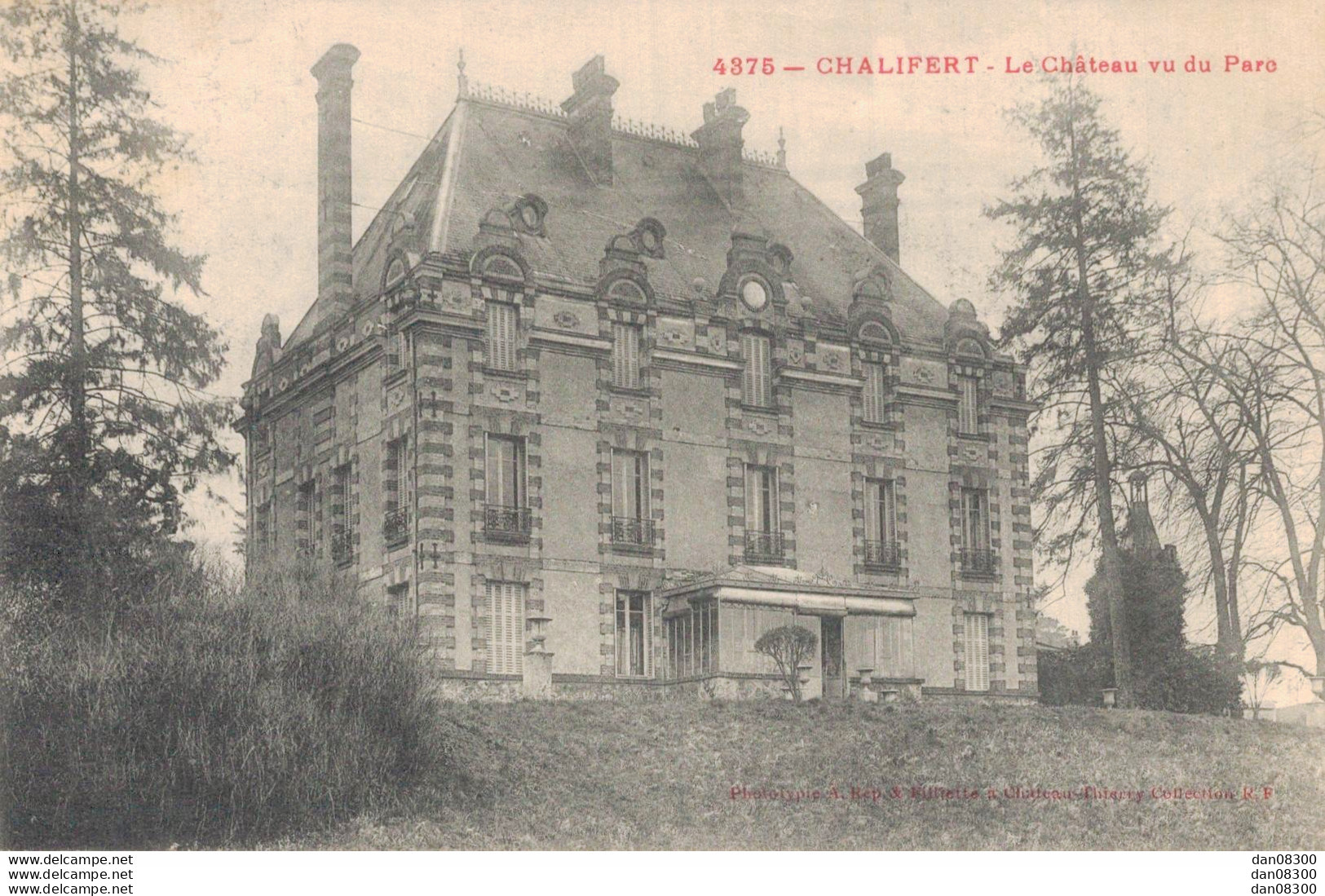 77 CHALIFERT LE CHATEAU VU DU PARC - Other & Unclassified