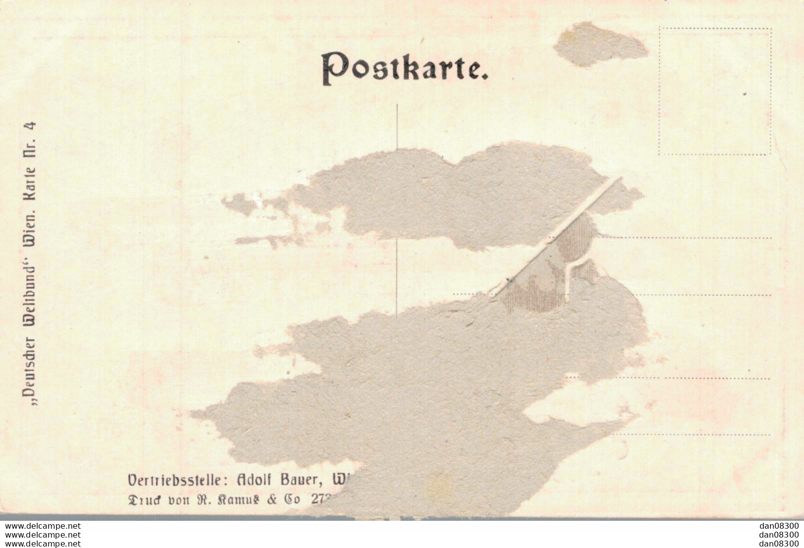 ILLUSTRATION DE BRAUN CARTE ALLEMANDE REPRESENTANT UNE BATAILLE ALLEMANDE - Braun, W.