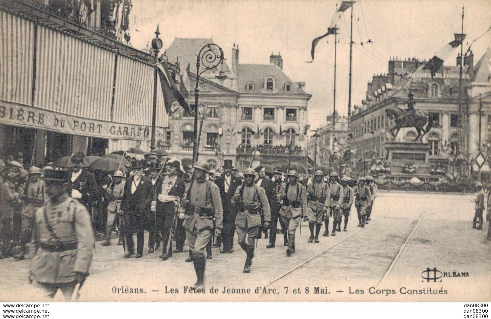 45 ORLEANS LES FETES DE JEANNE D'ARC LES CORPS CONSTITUES - Personen