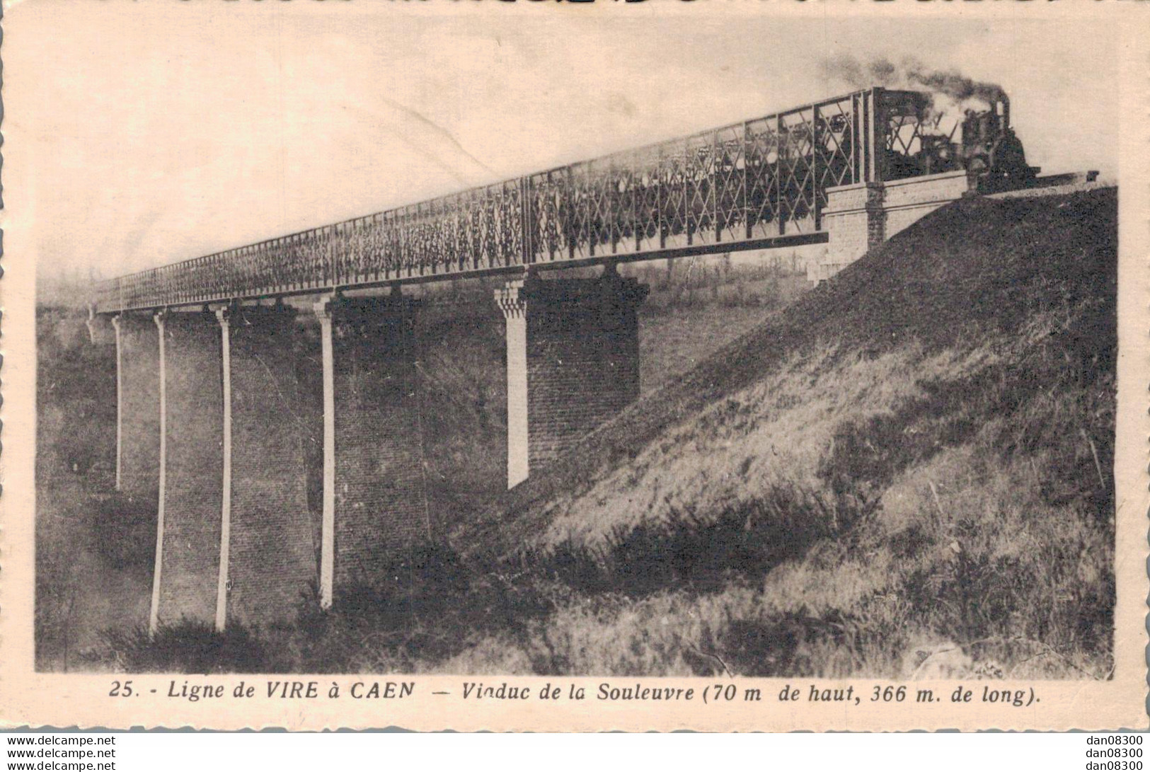 14 LIGNE DE VIRE A CAEN VIADUC DE LA SOULEUVRE - Andere & Zonder Classificatie