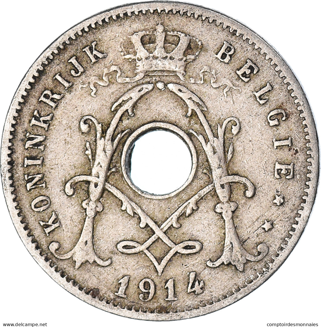 Monnaie, Belgique, 5 Centimes, 1914 - 5 Cents