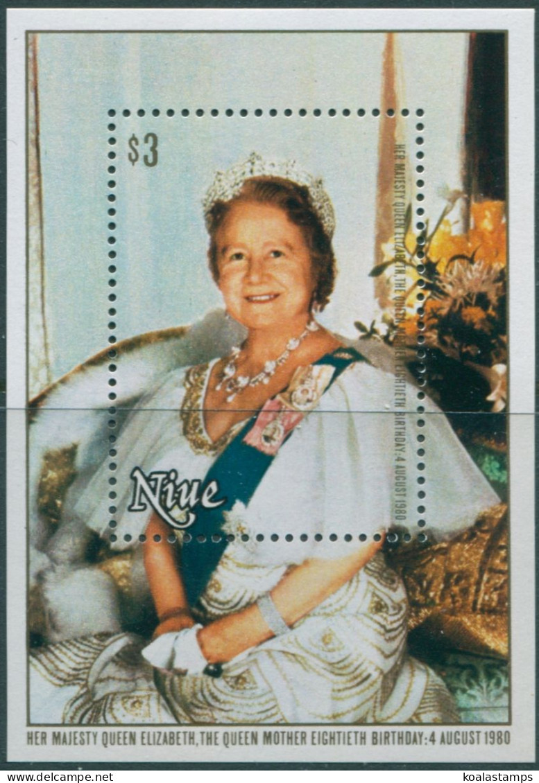 Niue 1980 SG365 Queen Mother MS MNH - Niue