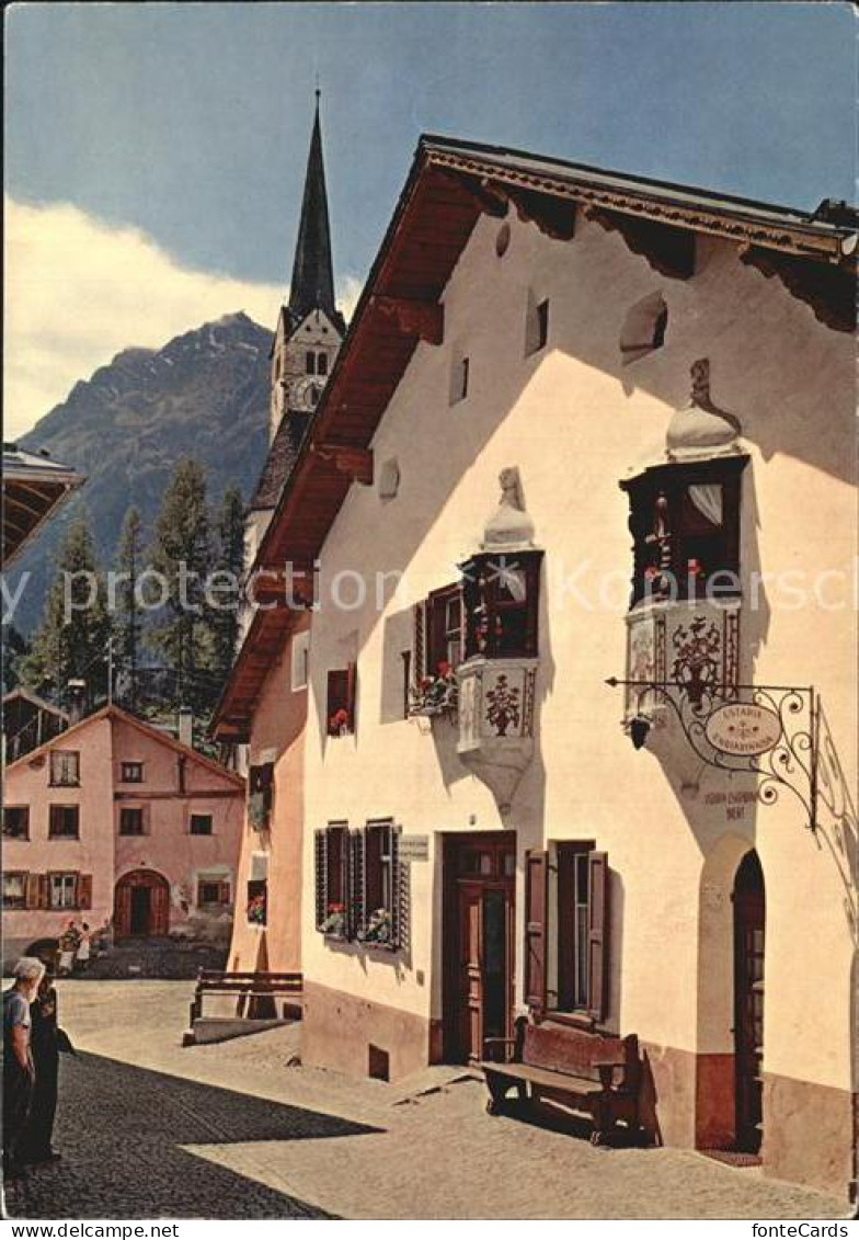 12434478 Scuol Tarasp Vulpera Heilbad Dorfpartie Scuol - Other & Unclassified