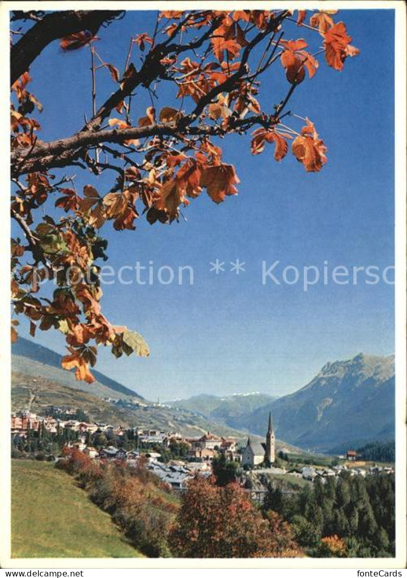 12434251 Scuol Tarasp Vulpera Gesamtansicht Alpines Heilbad Herbststimmung Scuol - Other & Unclassified