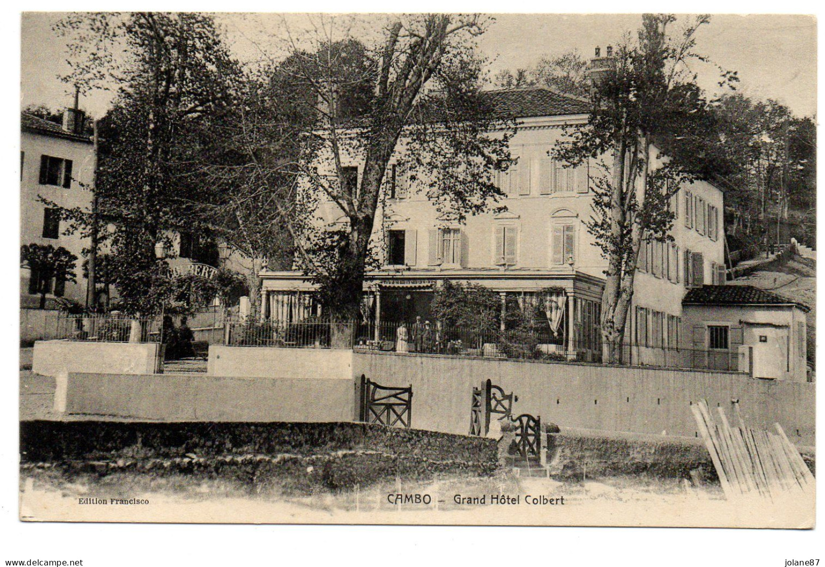 CPA  64   CAMBO    -   GRAND HOTEL COLBERT - Cambo-les-Bains