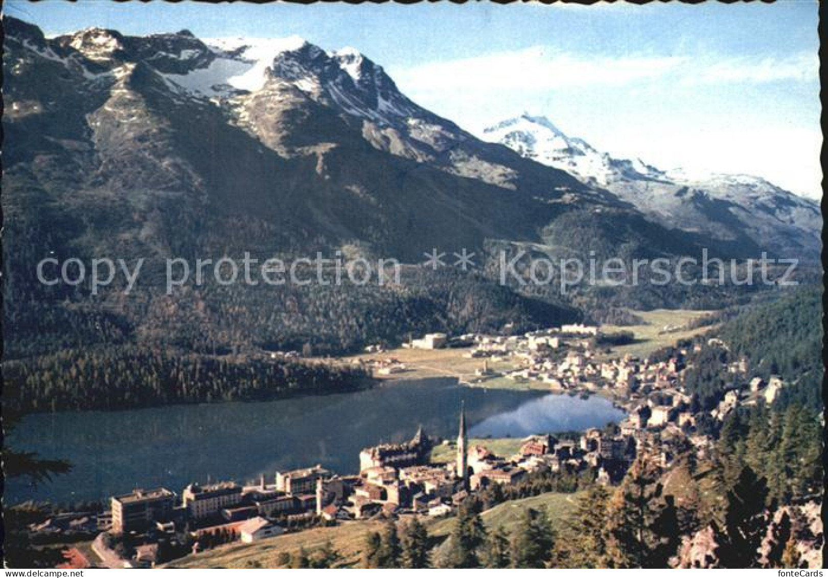 12433831 St Moritz Dorf GR Und Bad Moritzersee Alpenpanorama St Moritz - Other & Unclassified