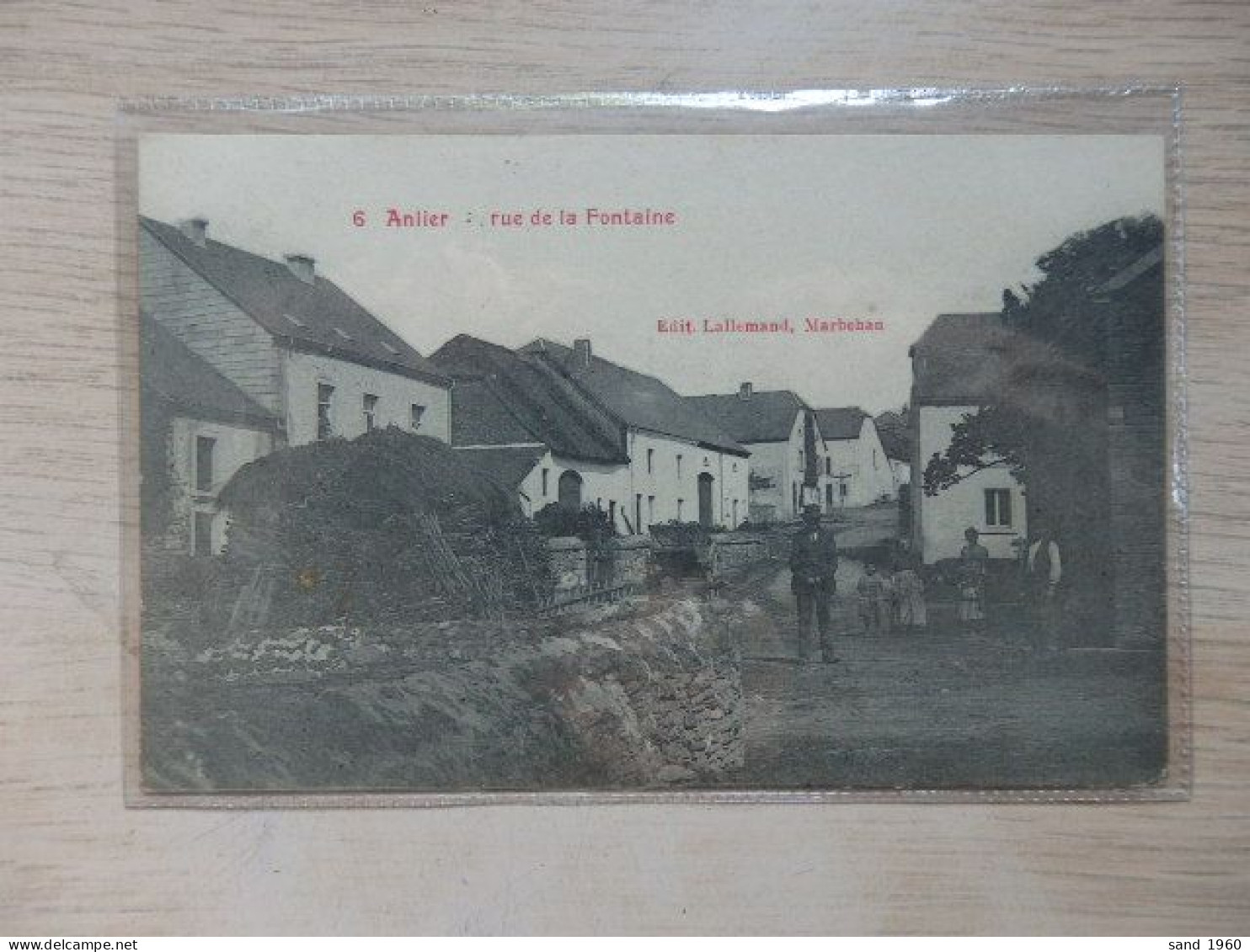 Anlier "Prov Lux" - N°6 - Ruede La Fontaine - Ed: Lallemand - Circulé: 1918 - 2 Scans - Habay