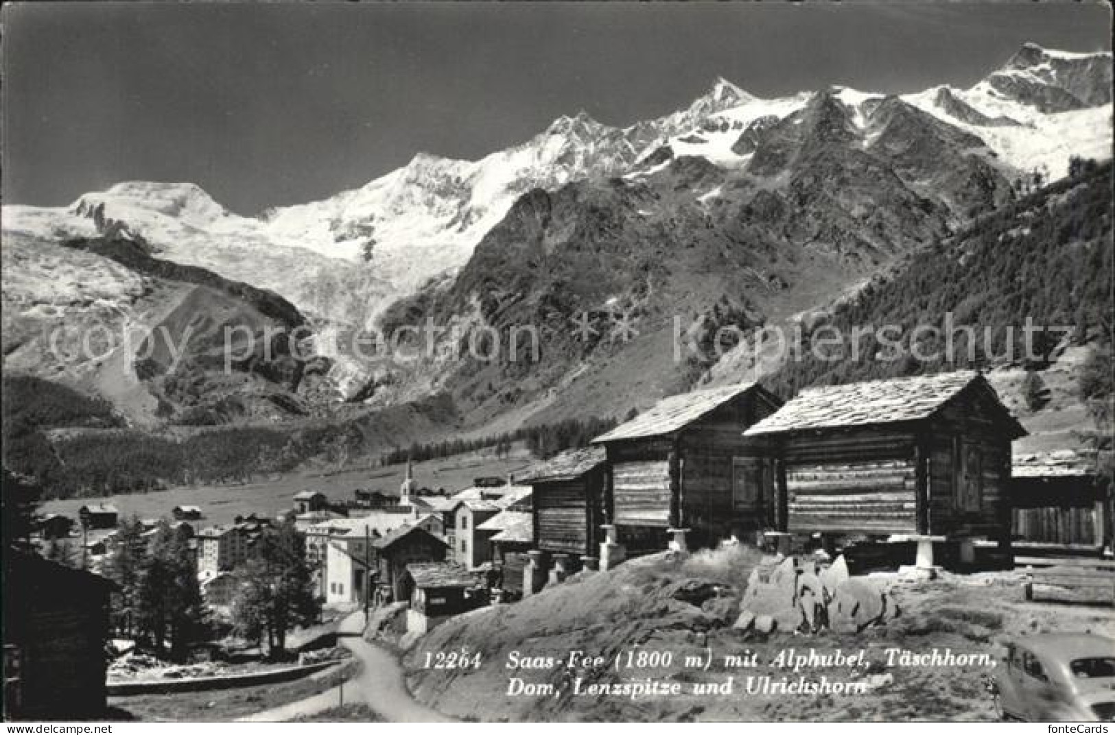 12432331 Saas-Fee Alphubel Taeschhorn Dom Lenzspitze Saas-Fee - Other & Unclassified