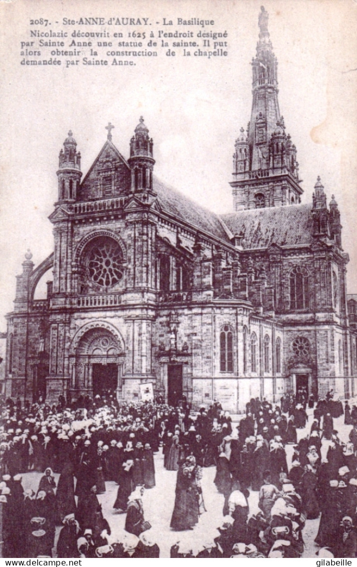 56 - Morbihan - SAINTE ANNE D'AURAY - Animation Devant La Basilique - Sainte Anne D'Auray