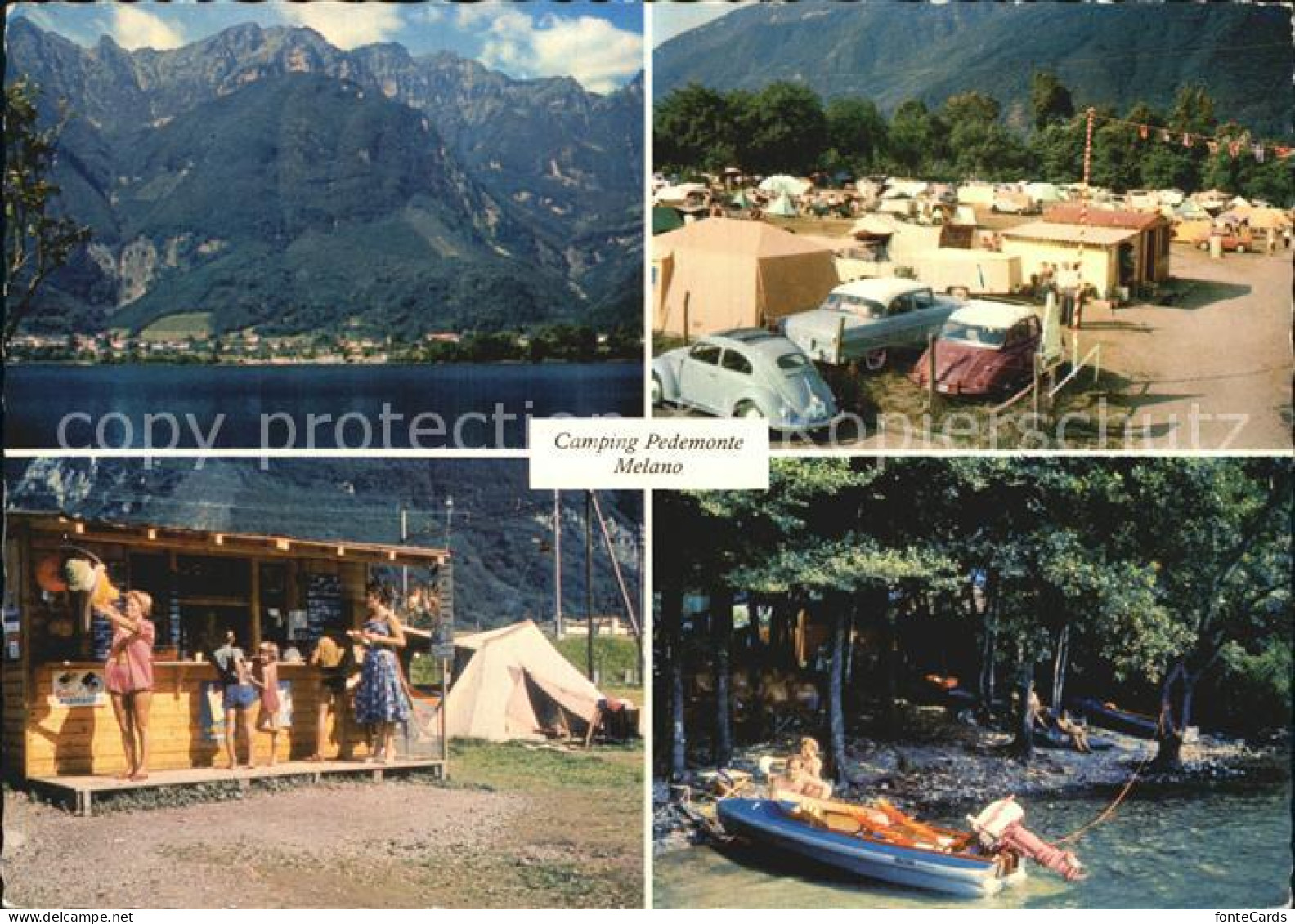 12431240 Melano Lago Di Lugano Camping De Pedemonte Melano - Andere & Zonder Classificatie