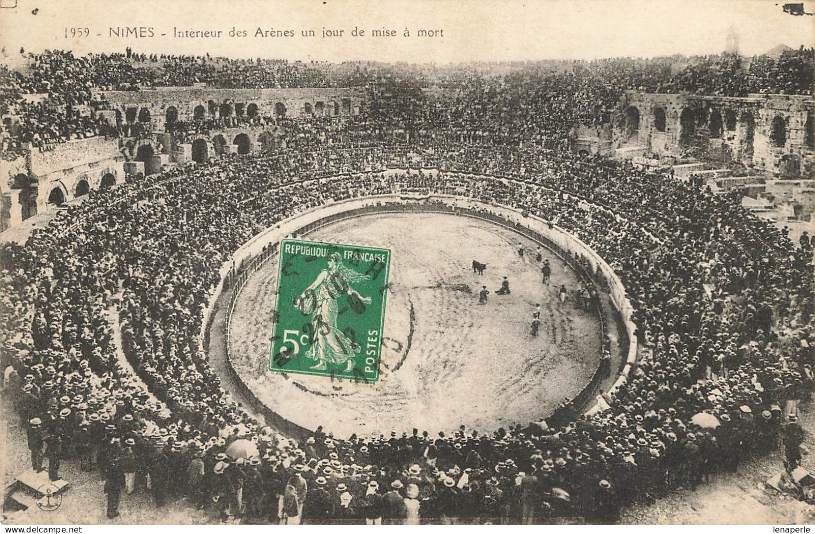 D8277 Nîmes Intérieur Des Arènes - Nîmes